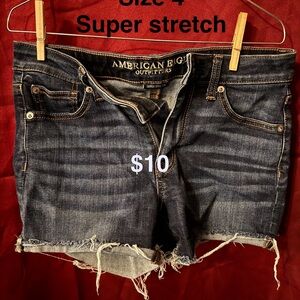 American Eagle Outfitters Women's Black Denim Shorts